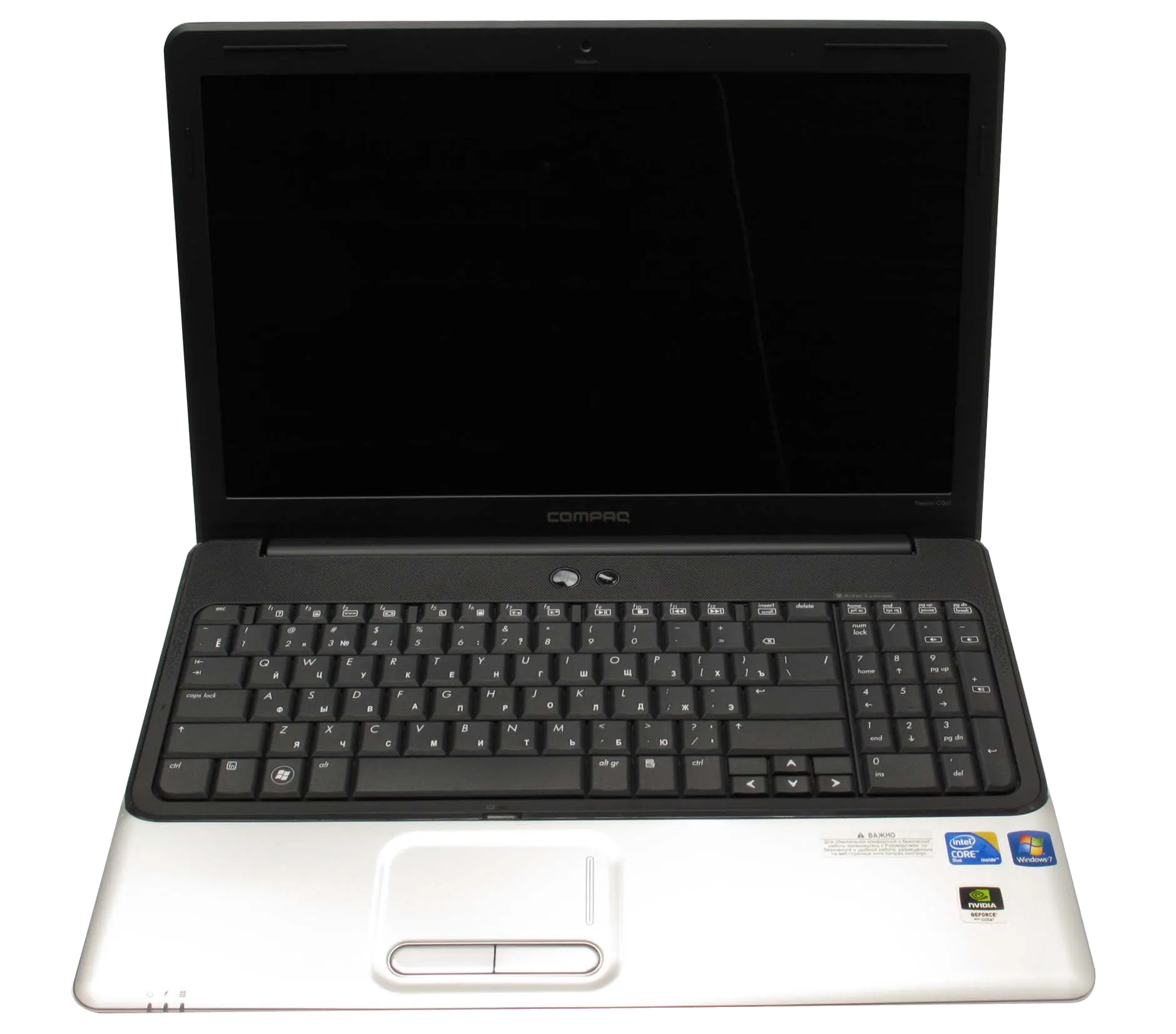 Замена экрана HP Compaq Presario CQ61