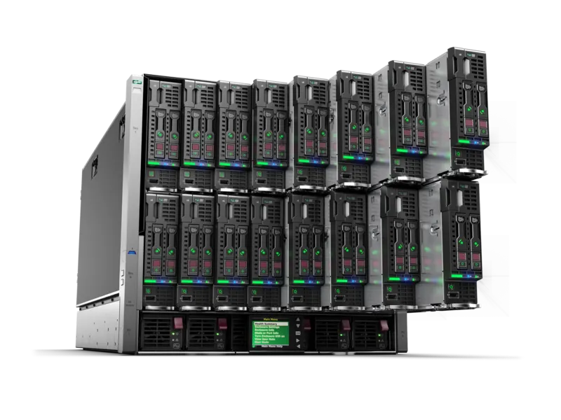 Замена жестких дисков HP BladeSystem c7000