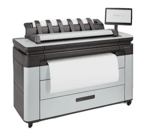 Устранение замятия HP DesignJet XL