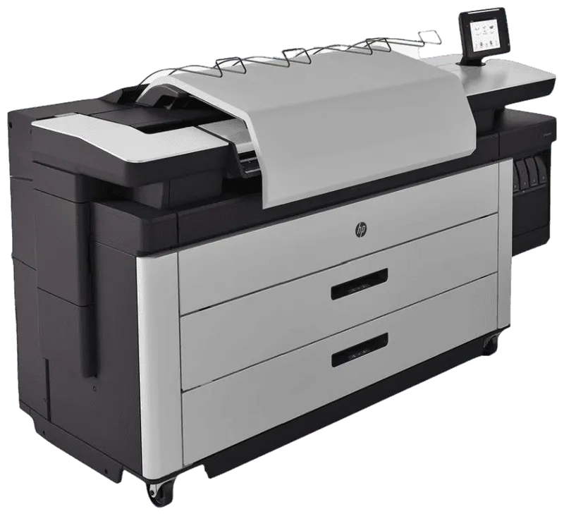 Устранение замятия HP PageWide XL 4100