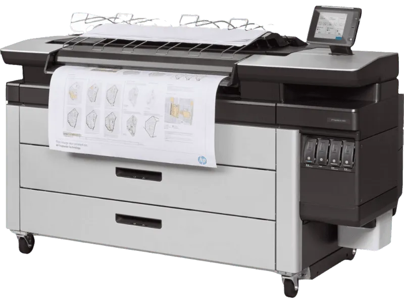 Устранение замятия HP PageWide XL 4600