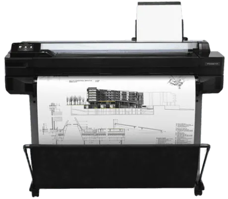 Устранение замятия HP DesignJet T520 ePrinter